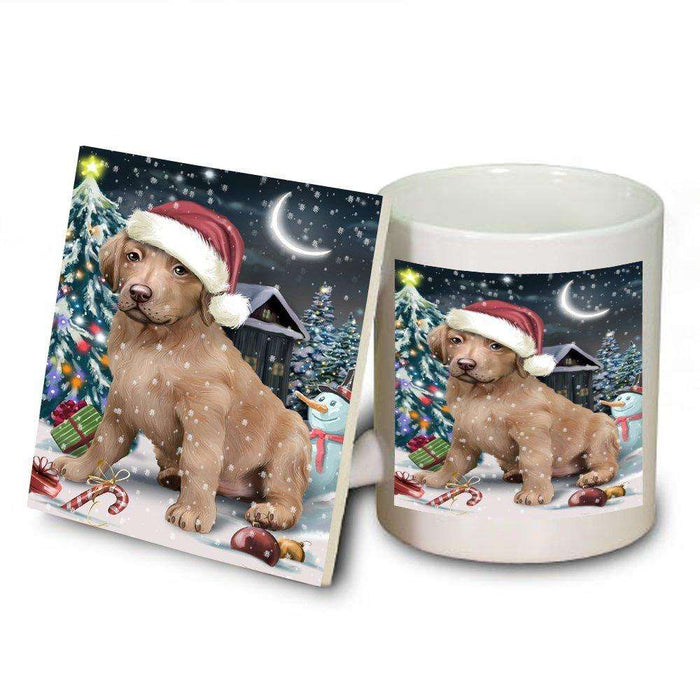 Have a Holly Jolly Chesapeake Bay Retriever Dog Christmas Mug and Coaster Set MUC0216