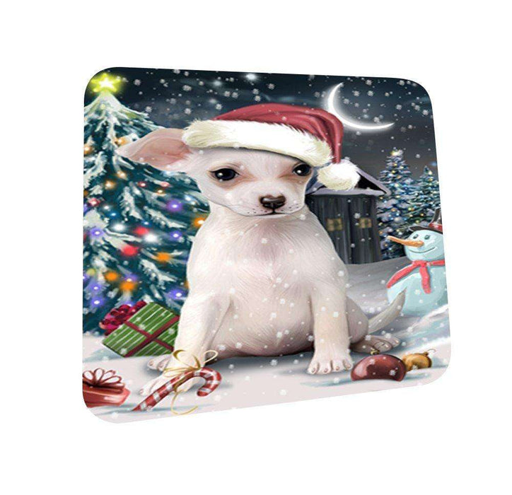 Have a Holly Jolly Chihuahua Dog Christmas Coasters CST013 (Set of 4)