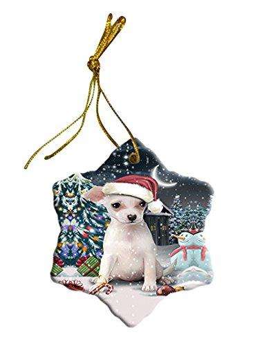 Have a Holly Jolly Chihuahua Dog Christmas Star Ornament POR2407