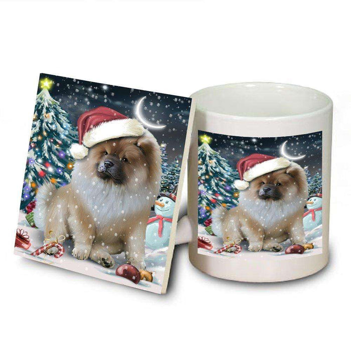Have a Holly Jolly Chow Chow Dog Christmas Mug and Coaster Set MUC0109