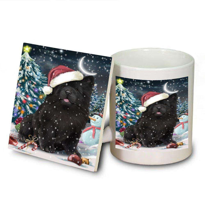 Have a Holly Jolly Chow Chow Dog Christmas Mug and Coaster Set MUC0110