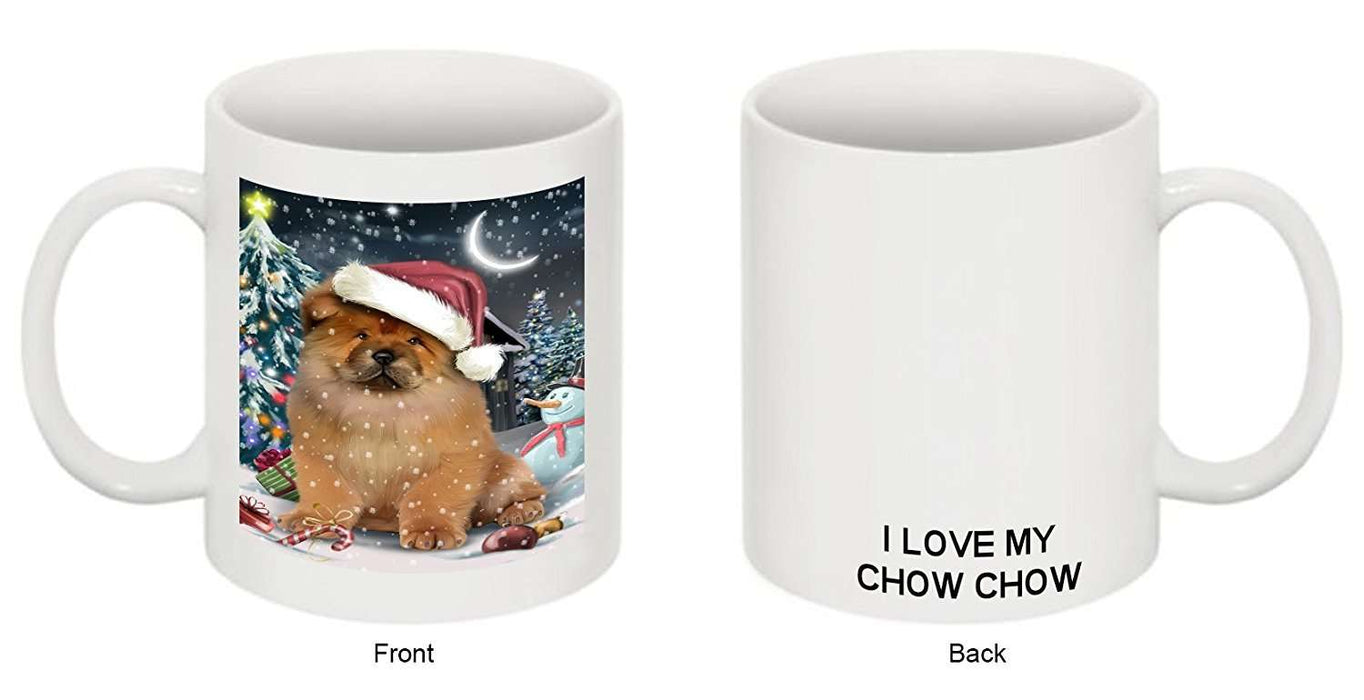 Have a Holly Jolly Chow Chow Dog Christmas Mug CMG0192