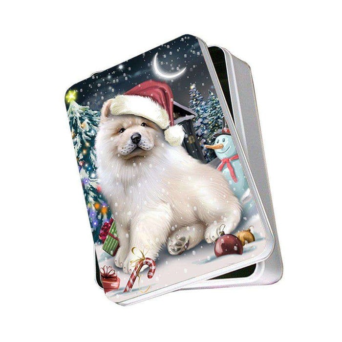 Have a Holly Jolly Chow Chow Dog Christmas Photo Storage Tin PTIN0111