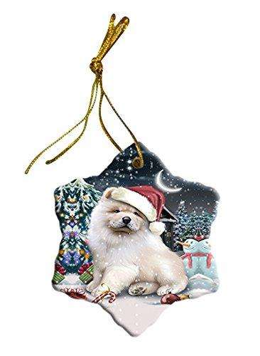 Have a Holly Jolly Chow Chow Dog Christmas Star Ornament POR2411