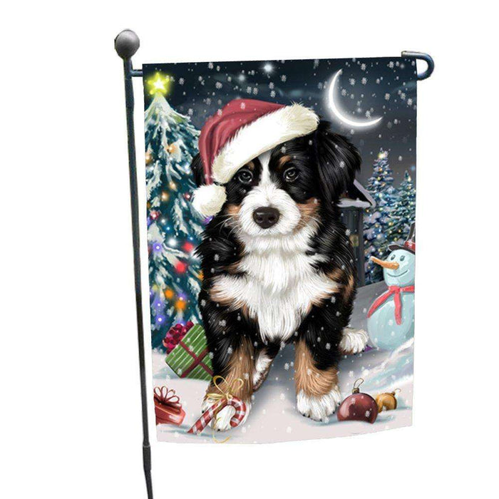 Have a Holly Jolly Christmas Happy Holidays Bernese Mountain Dog Garden Flag FLG257