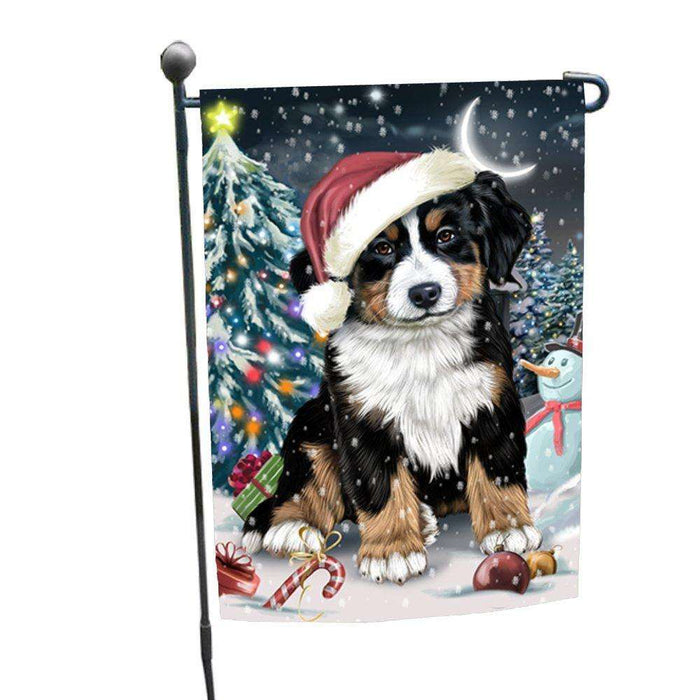 Have a Holly Jolly Christmas Happy Holidays Bernese Mountain Dog Garden Flag FLG258