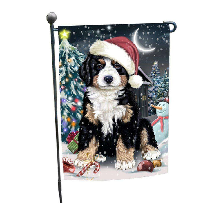 Have a Holly Jolly Christmas Happy Holidays Bernese Mountain Dog Garden Flag FLG260