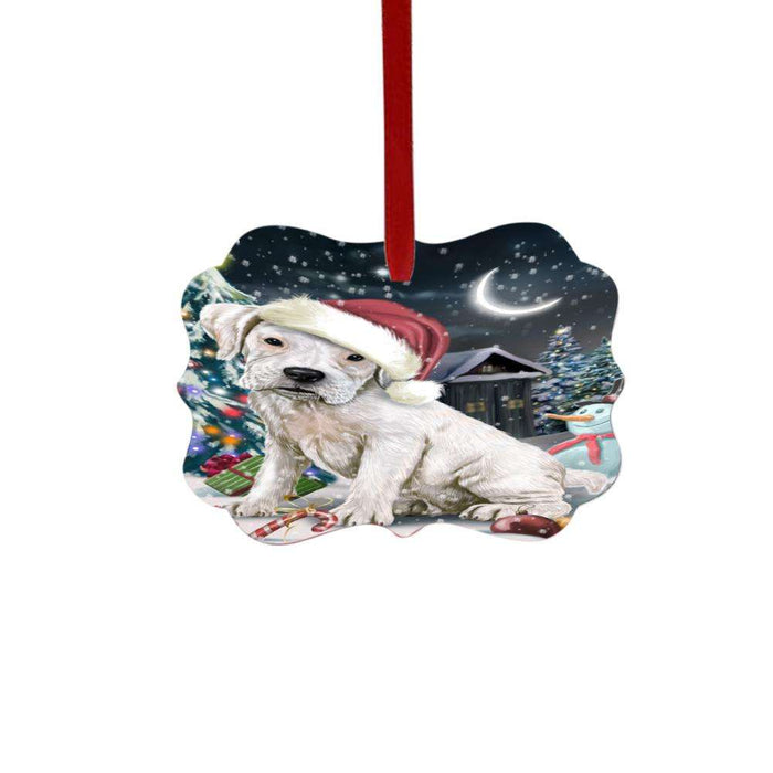 Have a Holly Jolly Christmas Happy Holidays Boxer Dog Double-Sided Photo Benelux Christmas Ornament LOR48048