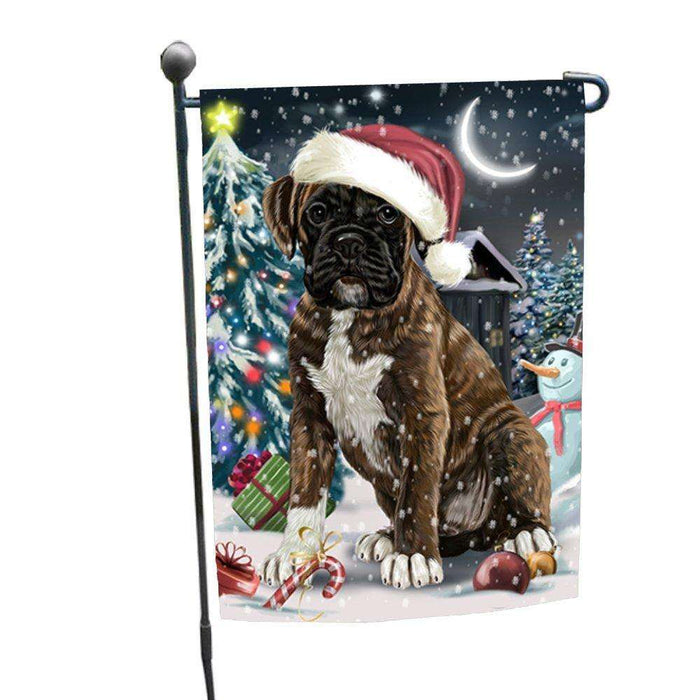 Have a Holly Jolly Christmas Happy Holidays Boxer Dog Garden Flag FLG266