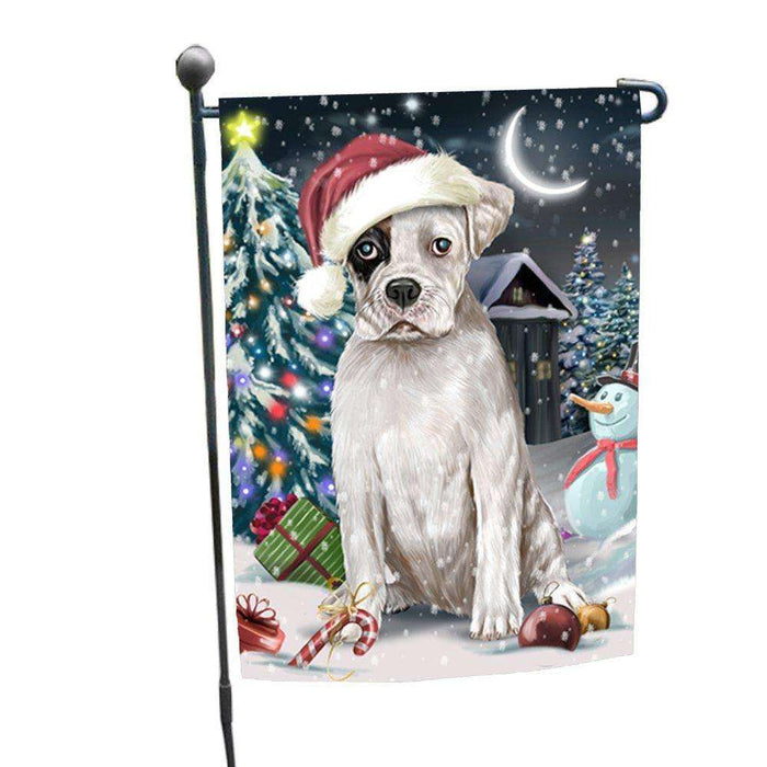 Have a Holly Jolly Christmas Happy Holidays Boxer Dog Garden Flag FLG268