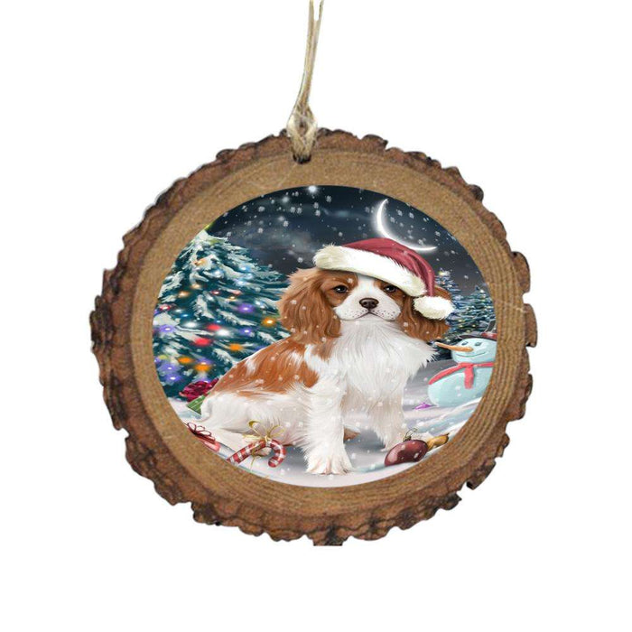 Have a Holly Jolly Christmas Happy Holidays Cavalier King Charles Spaniel Dog Wooden Christmas Ornament WOR48126