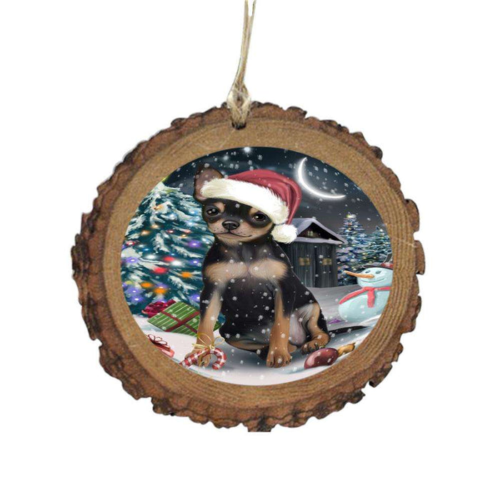 Have a Holly Jolly Christmas Happy Holidays Chihuahua Dog Wooden Christmas Ornament WOR48135