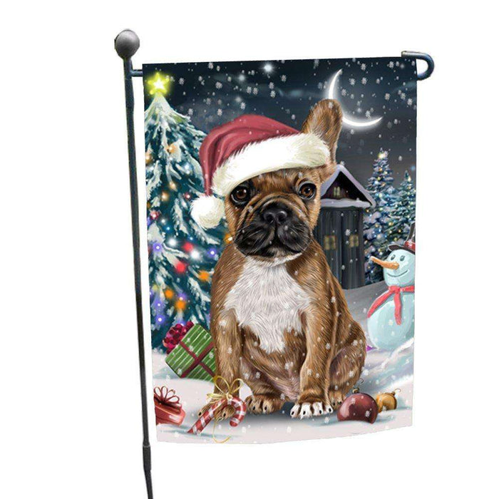 Have a Holly Jolly Christmas Happy Holidays French Bulldog Garden Flag FLG276