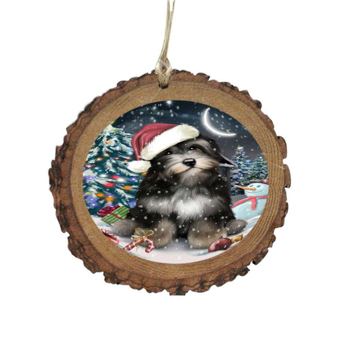 Have a Holly Jolly Christmas Happy Holidays Havanese Dog Wooden Christmas Ornament WOR48160