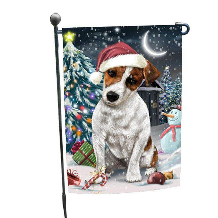 Have a Holly Jolly Christmas Happy Holidays Jack Russell Dog Garden Flag FLG286