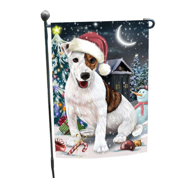 Have a Holly Jolly Christmas Happy Holidays Jack Russell Dog Garden Flag FLG287
