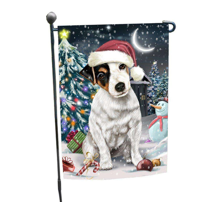 Have a Holly Jolly Christmas Happy Holidays Jack Russell Dog Garden Flag FLG288