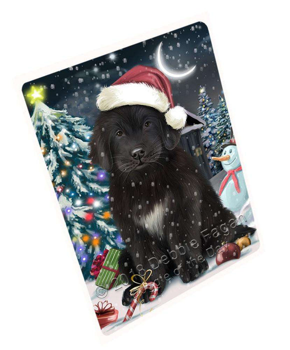Have a Holly Jolly Christmas Happy Holidays Newfoundland Dog Cutting Board C67167