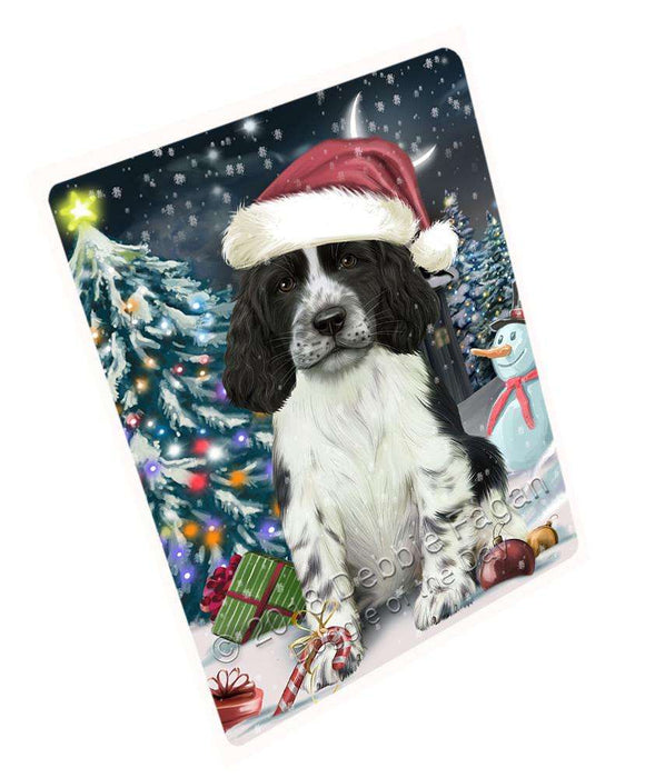 Have a Holly Jolly Christmas Happy Holidays Springer Spaniel Dog Cutting Board C67203