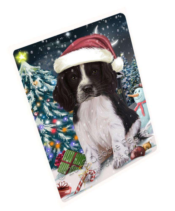 Have a Holly Jolly Christmas Happy Holidays Springer Spaniel Dog Cutting Board C67212