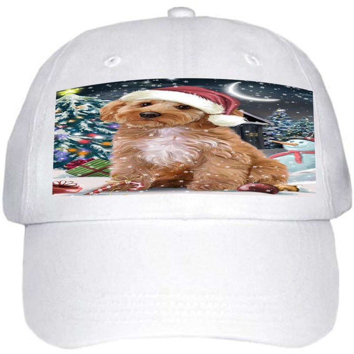 Have a Holly Jolly Cockapoo Dog Christmas Ball Hat Cap HAT58668