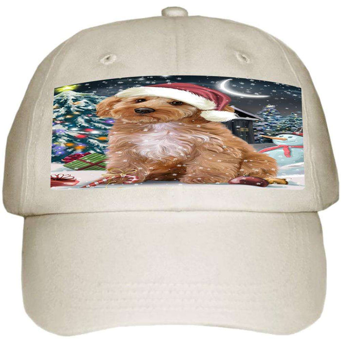 Have a Holly Jolly Cockapoo Dog Christmas Ball Hat Cap HAT58668