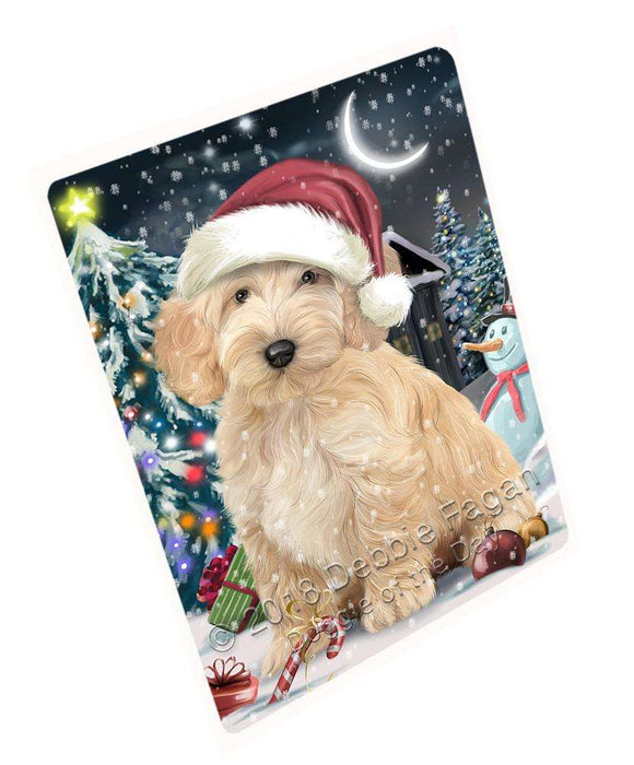 Have a Holly Jolly Cockapoo Dog Christmas Large Refrigerator / Dishwasher Magnet RMAG70362