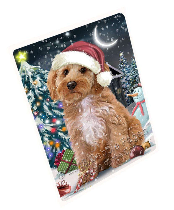 Have a Holly Jolly Cockapoo Dog Christmas Large Refrigerator / Dishwasher Magnet RMAG70368