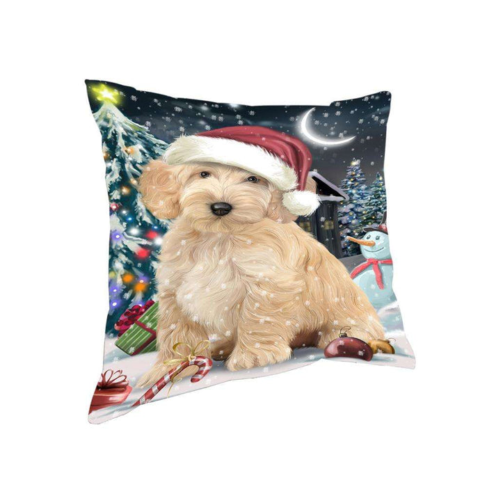 Have a Holly Jolly Cockapoo Dog Christmas Pillow PIL62940
