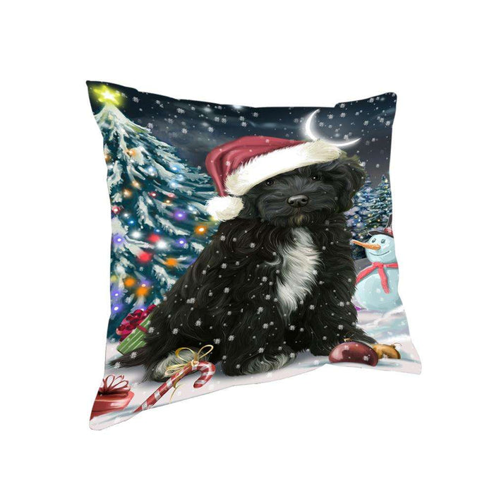 Have a Holly Jolly Cockapoo Dog Christmas Pillow PIL62952