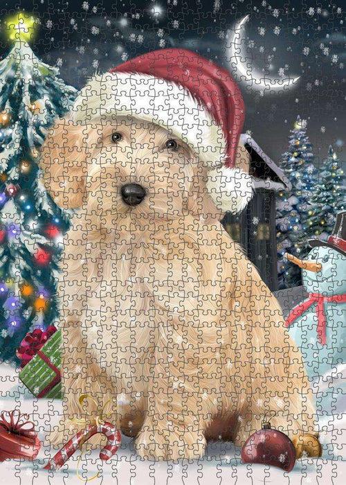 Have a Holly Jolly Cockapoo Dog Christmas Puzzle with Photo Tin PUZL59019