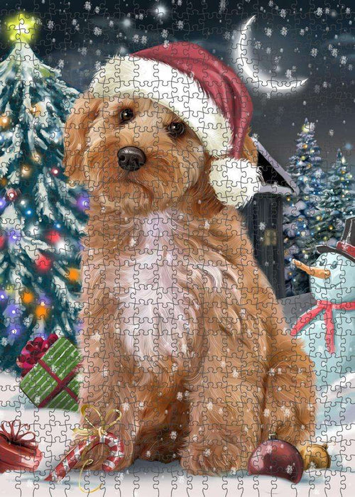 Have a Holly Jolly Cockapoo Dog Christmas Puzzle with Photo Tin PUZL59022