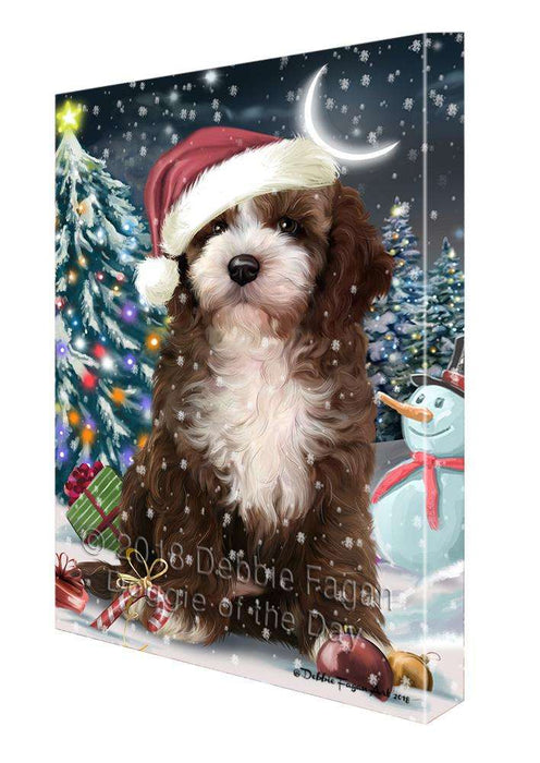 Have a Holly Jolly Cockapoo Dog Christmas  Canvas Print Wall Art Décor CVS82079