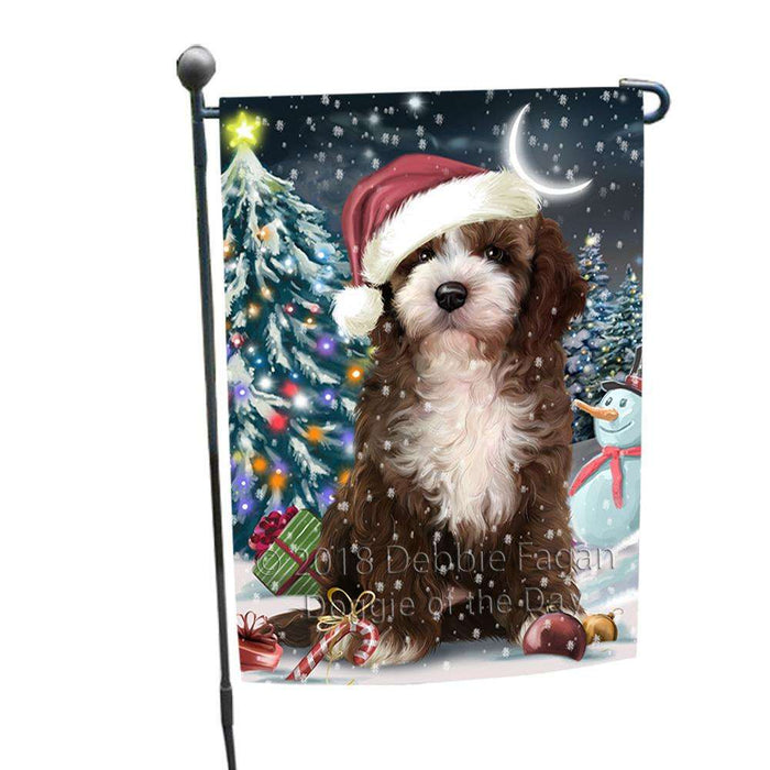 Have a Holly Jolly Cockapoo Dog Christmas  Garden Flag GFLG51643