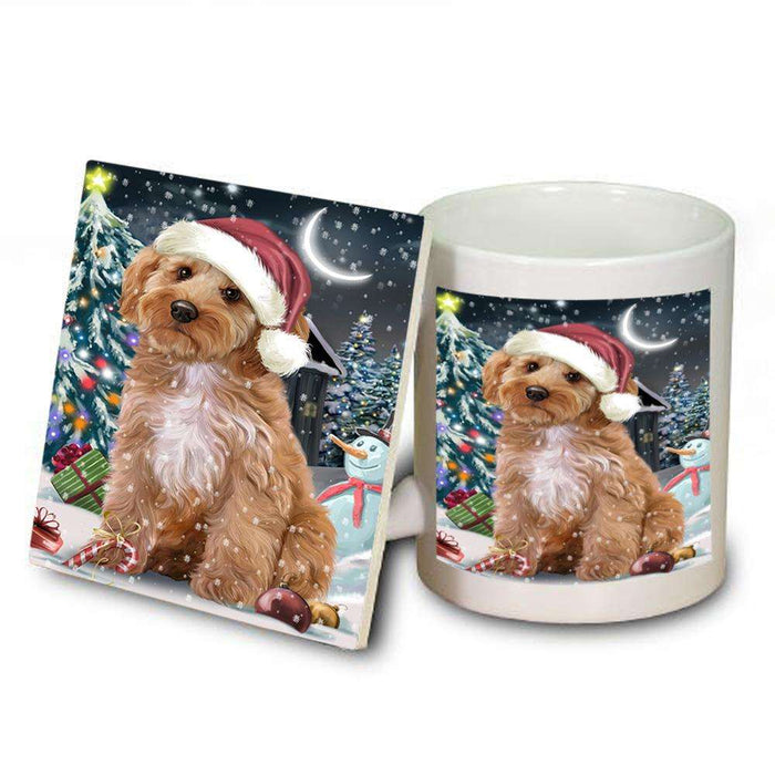 Have a Holly Jolly Cockapoo Dog Christmas  Mug and Coaster Set MUC51637