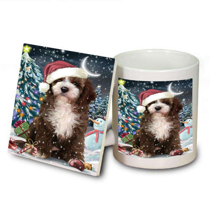 Have a Holly Jolly Cockapoo Dog Christmas  Mug and Coaster Set MUC51638