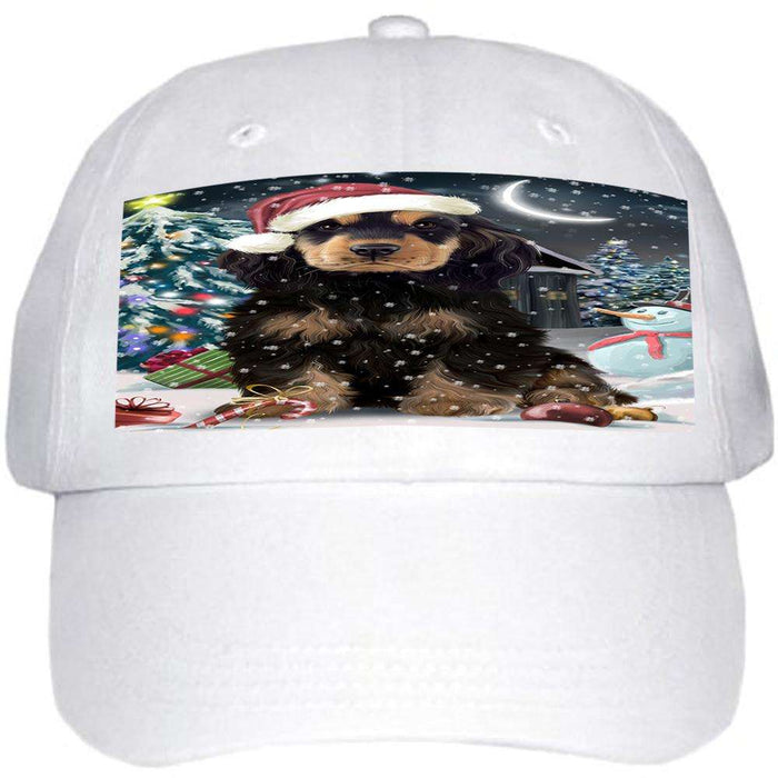 Have a Holly Jolly Cocker spaniel Dog Christmas Ball Hat Cap HAT58680