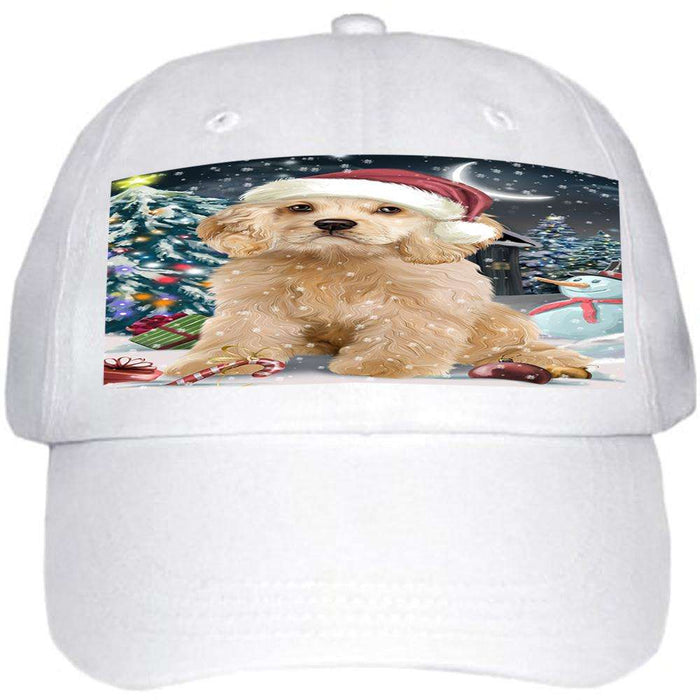 Have a Holly Jolly Cocker spaniel Dog Christmas Ball Hat Cap HAT58683