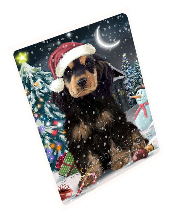 Have a Holly Jolly Cocker spaniel Dog Christmas Large Refrigerator / Dishwasher Magnet RMAG70392