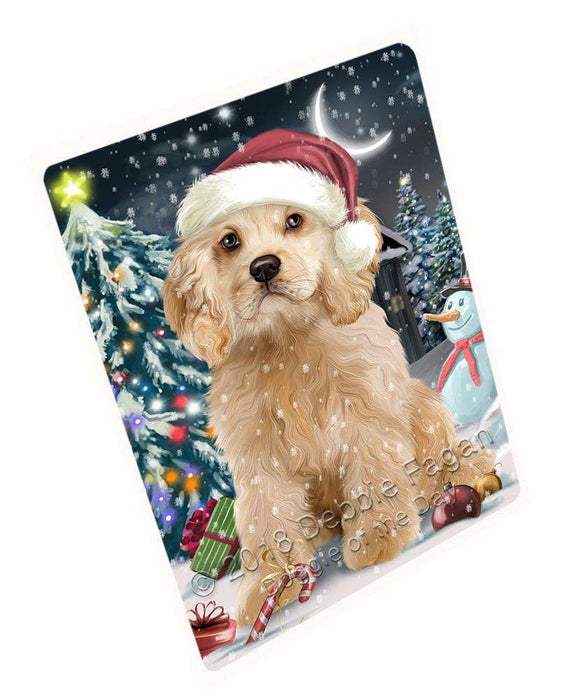 Have a Holly Jolly Cocker spaniel Dog Christmas Large Refrigerator / Dishwasher Magnet RMAG70398