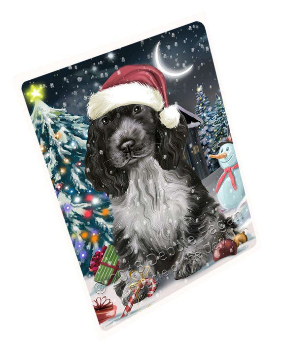 Have a Holly Jolly Cocker spaniel Dog Christmas Large Refrigerator / Dishwasher Magnet RMAG70404