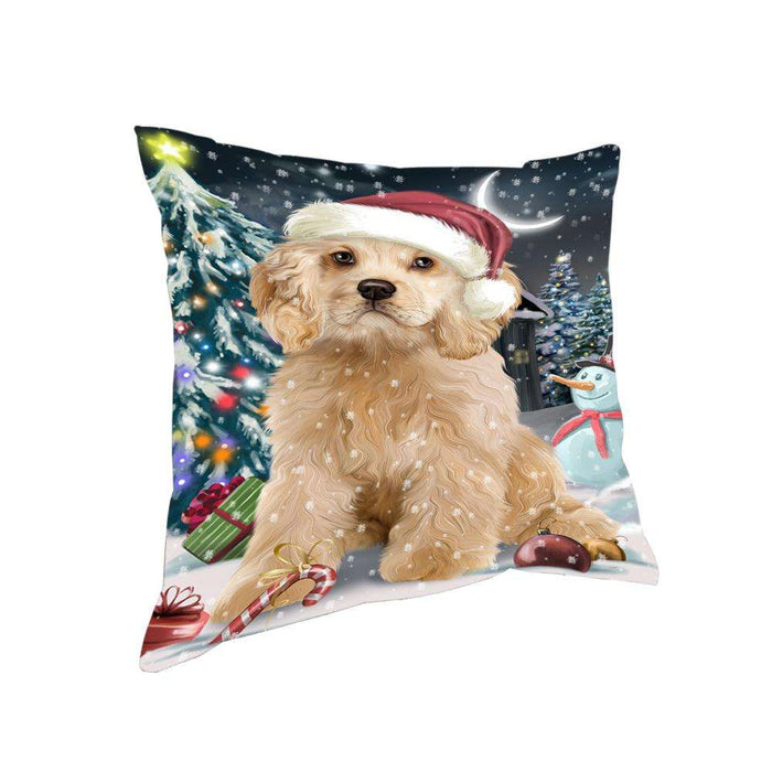 Have a Holly Jolly Cocker spaniel Dog Christmas Pillow PIL62964