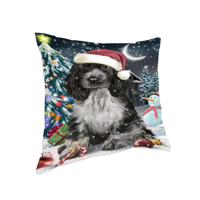 Have a Holly Jolly Cocker spaniel Dog Christmas Pillow PIL62968