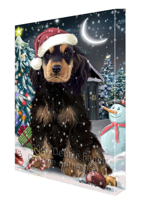 Have a Holly Jolly Cocker spaniel Dog Christmas  Canvas Print Wall Art Décor CVS82106