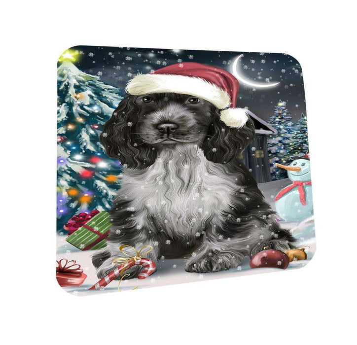 Have a Holly Jolly Cocker spaniel Dog Christmas  Coasters Set of 4 CST51610