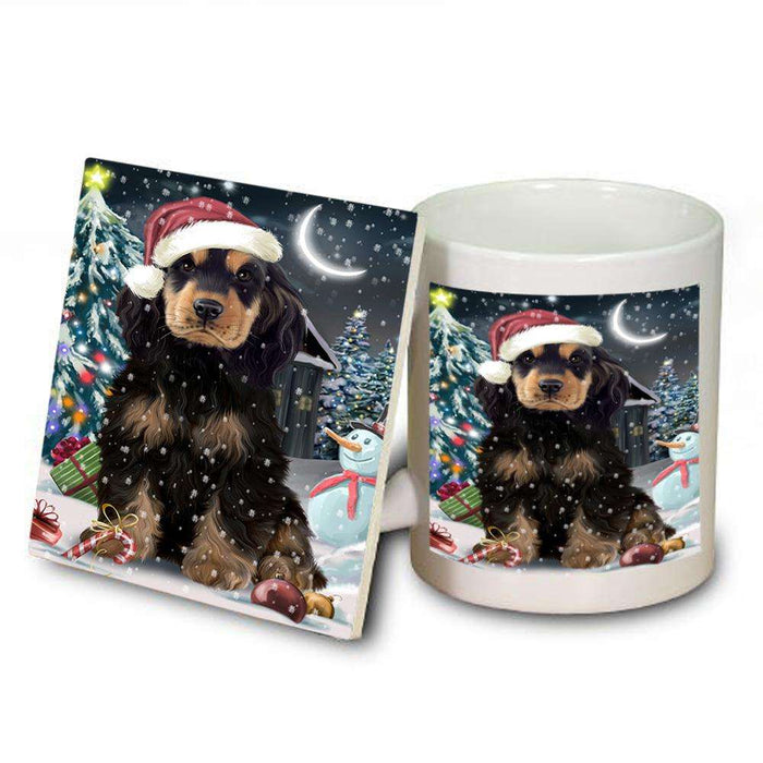 Have a Holly Jolly Cocker spaniel Dog Christmas  Mug and Coaster Set MUC51641