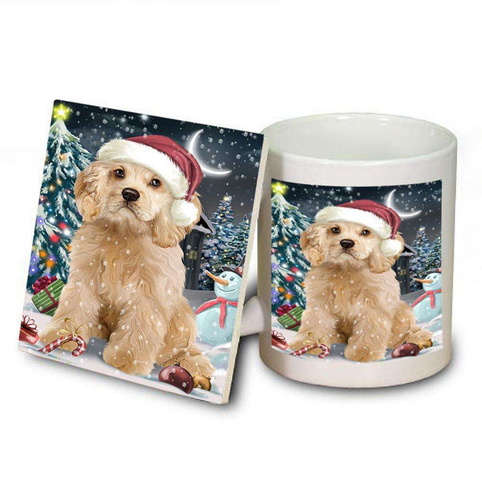 Have a Holly Jolly Cocker spaniel Dog Christmas  Mug and Coaster Set MUC51642