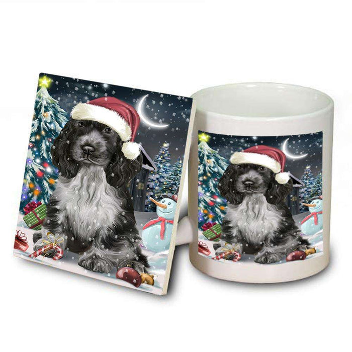 Have a Holly Jolly Cocker spaniel Dog Christmas  Mug and Coaster Set MUC51643