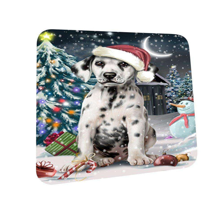 Have a Holly Jolly Dalmatian Dog Christmas Coasters CST148 (Set of 4)