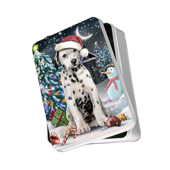 Have a Holly Jolly Dalmatian Dog Christmas Photo Storage Tin PTIN0241